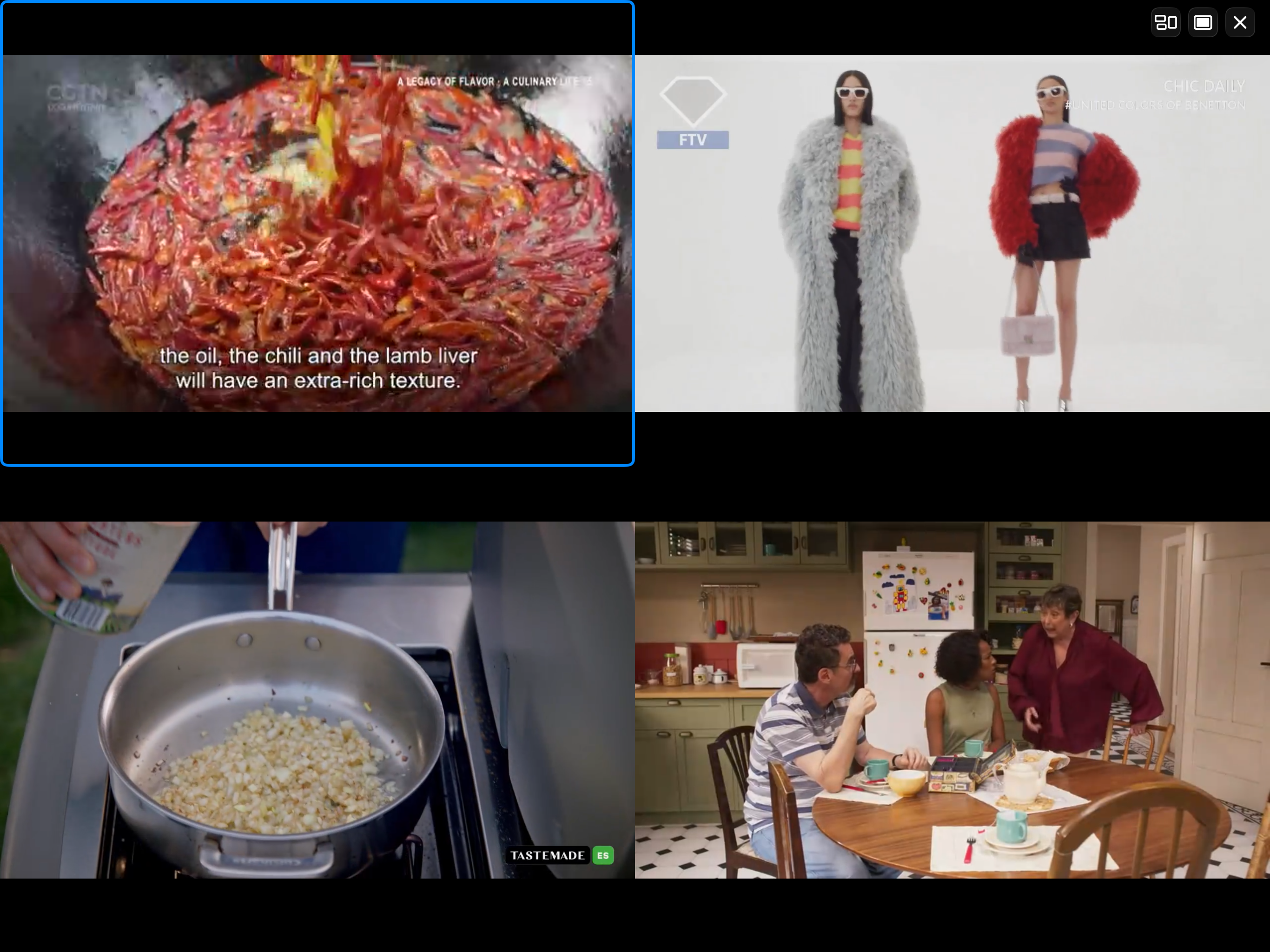 MultiviewTV Player on iPad